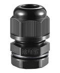 25 Pack Three Eighths Inch NPT Nylon Cable Glands With Gaskets IP68 Waterproof Strain Relief Cord Grips Adjustable Lock Nut UL