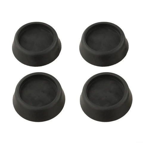 Four Pack Anti Vibration Pads For Washer And Dryer Shock Absorbing Rubber Feet For Appliances And Furniture Stability Floor Protection Black