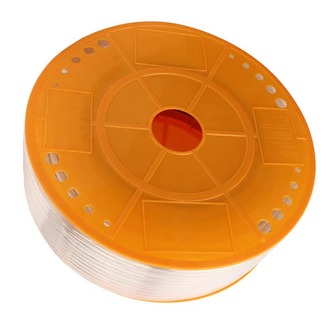 Badass Transparent Air Hose Built For Hardcore Garage Work With High Pressure Pounding Power Using Heavy Duty Polyurethane Material That Will Handle Any Tough Automotive Repair Job Like A Champ, orange spool