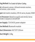 Six DOF Aluminum Robotic Arm Kit With Serial Bus Servo For Scratch And Python Education For Gearheads Inverse Kinematics Multiple Control Methods Self Learning Drawing And Imitation For Creative Coding Projects, 433x275x155mm