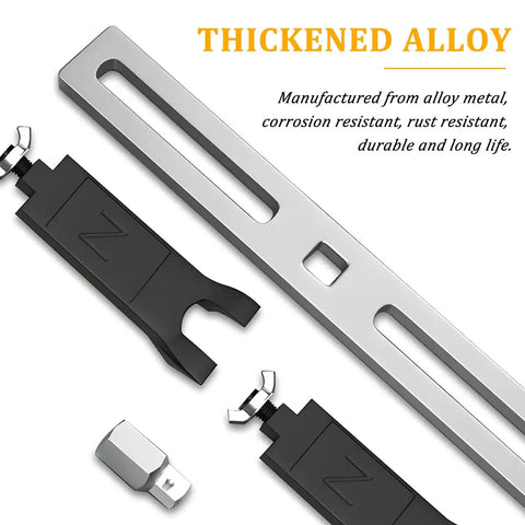 Beefy Fuel Pump Removal Tool For SUVs Trucks And Cars Adjustable Lock Ring Spanner showing thickened alloy build