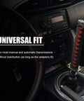 Dope Katana Style Shift Knob With Four Adapters Universal Fit For Most Manual Cars And Many Automatics in car interior