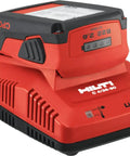 C 4 36 90 Battery Charger For 18 To 36 Volt Lithium Ion Packs With Electronic Charging Control, compact red design