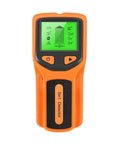 Hella Accurate Digital Wall Scanner And Stud Finder detects live wires, water pipes, and metal with a handheld display.