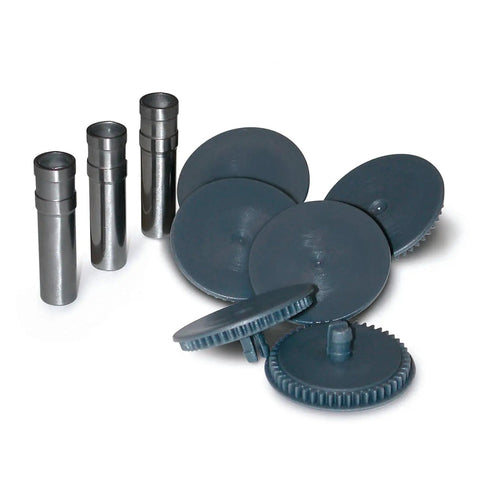 Replacement Punch Head Kit For High Capacity Adjustable Punch, 9/32 Diameter, 160 Sheet Capacity, Includes 3 Replacement Heads And 6 Cutting Dies