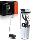 Heavy Duty Electric Fuel Pump Module Assembly With Pressure Sensor For Land Rover Discovery 1999 Through 2004 displayed with installation tool.
