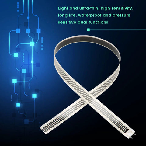 Front-view pressure sensor strip SF15 600 10kg, white thin-film resistance-type FSR, Amazon brand