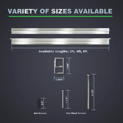 Two-Foot Aluminum Floating Shelf Brackets Built To Haul 300 Pounds Heavy Duty Wall Mount System With Hidden Support Sleek Bracket Design