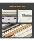 Close-up view of Durable Rock Solid Tabletop Vacuum Sealer Machine For Fresh Food Preservation showing internal components and heating elements.