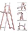 Adjustable Wooden Archery Target Stand for Backyard Practice showing stable pine wood design and fine details