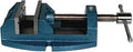 Versatile Drill Press Vise With Five And A Half Inch Jaw Width And Five Inch Opening, Continuous Nut, Heavy Cast Iron Bed, Hardened Top V Groove Jaws.