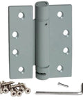 Self Closing Slim Spring Hinges Four And A Half Inch By Four And A Half Inch Set Of 3 for metal or wood doors, with screws and Allen key