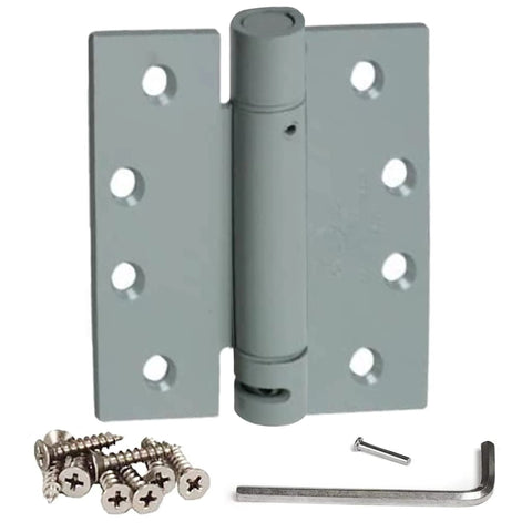 Self Closing Slim Spring Hinges Four And A Half Inch By Four And A Half Inch Set Of 3 for metal or wood doors, with screws and Allen key