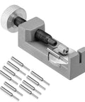 All Metal Watch Link Remover Kit With 10 Extra Pins For Quick Pin Removal And Band Sizing Durable Watch Band Tool