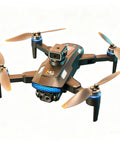 Dope Dual Camera Drone With Built In LCD Remote Screen For 8K Aerial Photography, showing brushless power and sleek design