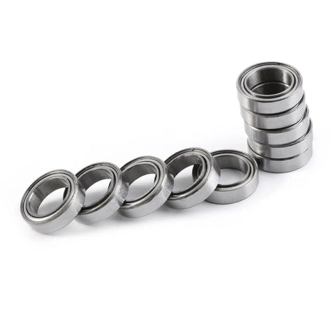 10-Pack Thin Section Double Shielded Ball Bearings Crafted From Premium Steel Built Tough For Tight Squeezes And Keeping Things Smooth With Zero Wobble Daily