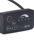 S810 LED Panel Display Meter For 36V 48V Electric Bikes Four Wire Mods With Gear Memory Plug In LED Control Gauge close-up