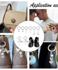 Fresh Safety Pin Shoe Charms With Sturdy Spring Clips And Alloy Badges featuring vintage star and heart designs on bags and boots.