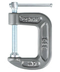 Heavy Duty C Clamp For Home, Garage, And Shop Use, Steel Construction, front view showing mounting mechanism and design.