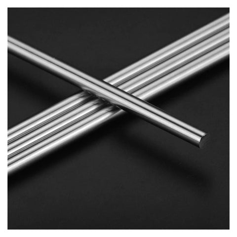 Rock Solid Linear Guide Shafts Chromed Steel Rods For 3D Printer And Cnc Machine Builds, 1200 mm polished steel rods.