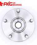 Top view of Front Wheel Bearing Hub Assembly Set for Toyota Rav4, Prius V, Scion xB, Scion tC and Lexus HS250h - 5 Lug