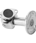 Stainless Steel Marine Door Stopper With Rotating Magnetic Head, Self Aligns Perfectly For Yachts RV And Boat To Keep Windows And Doors Secure From Rough Vibes At Sea, close-up view.