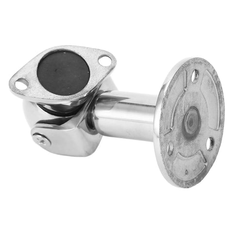 Stainless Steel Marine Door Stopper With Rotating Magnetic Head, Self Aligns Perfectly For Yachts RV And Boat To Keep Windows And Doors Secure From Rough Vibes At Sea, close-up view.