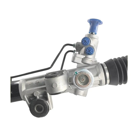 Close-up of left hand drive power steering rack gear box compatible with Isuzu D Max 4WD 2006 2015 replacement part