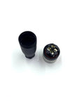 Two Pack M12 4 Pin Female Circular Connector D Code Industrial IP67 Waterproof Field Wireable Sensor Straight Adapter