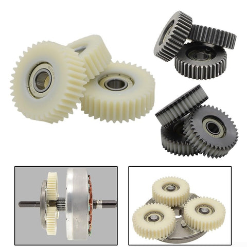 36 Tooth Planetary Gear Set For Motors And Hub Drives, Internal Gears with 608Z Bearing, nylon steel teeth, metal kit