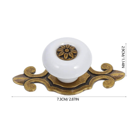 Old School Vintage Ceramic Cabinet Knobs & Pulls ✓