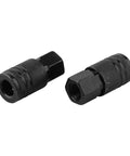 Top Shelf 15 Piece Air Hose Fitting Kit With Quick Connectors And Pneumatic Couplers For Compressor Tools Plus Black Steel Adapters And Tape For Heavy Duty Jobs, black steel couplers