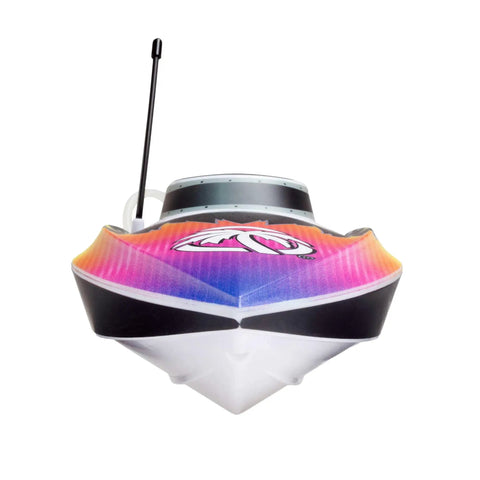 Front view of Recoil 2 18 Inch Brushless Heatwave RC Boat Ready To Roll With Spektrum Smart LiPo Battery Included