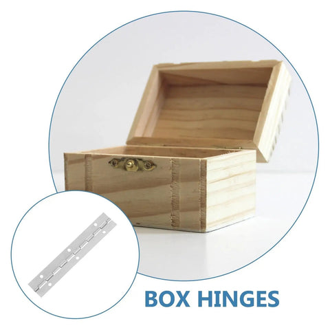12Pcs Piano Hinges with Smooth Action for Cabinet Doors and Lids, Ideal for Residential and Commercial Furniture Fixtures