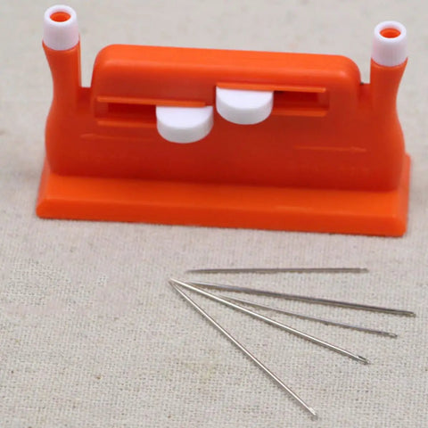 Mini Design Needle Threader Two Pack Threading Device Plastic Double Head Sewing Threading Guide Tool Easy To Use Red For Home And Shop Use Handy Gift For Mom And Elderly Shoppers Quick Effortless Needle Threading For Any Needle, red plastic threader with needles