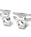 Beefy High Strength 7075 Aluminum Front Knuckles 2 Piece Set CNC Machined Upgrades For Vanquish H10 Optic RC Crawler Silver Finish