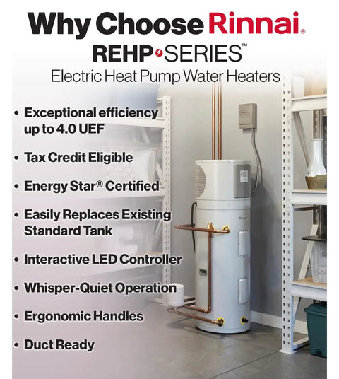 Top Rated 80 Gallon Electric Heat Pump Water Heater With Energy Star Efficiency And Fast Recovery For Zero Emissions Plus A No Brainer Money Saving Home Upgrade in a utility room.