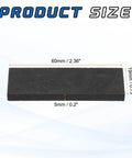 Rectangle Graphite Block Sheet For Melting And Electrolysis, High Purity Graphite Electrode Plate 60x19x5mm, size dimensions.