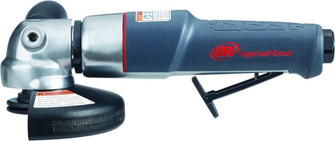 Heavy Duty Air Angle Grinder With A Beefy 5 Inch Cut Off Wheel, Smokin Hot 12000 RPM Spin, comfy grip and rear exhaust vent.