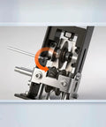 Heavy Duty Wire Stripper Machine For Copper Cable Scrap Recovery Quick Drill Mount auto stripping gear internal mechanism close-up.