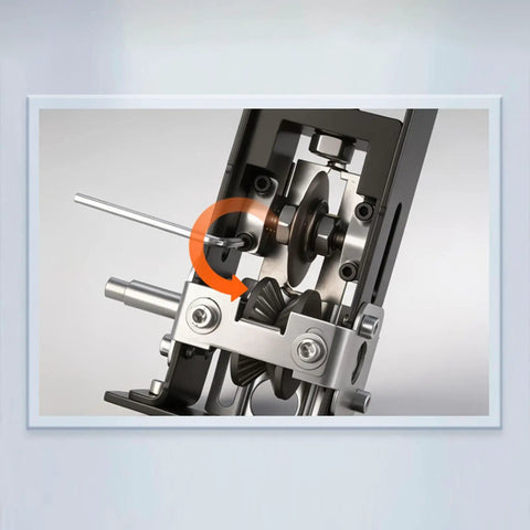Heavy Duty Wire Stripper Machine For Copper Cable Scrap Recovery Quick Drill Mount auto stripping gear internal mechanism close-up.