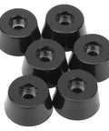 Non Slip Furniture Feet Pads Set For Chairs And Tables, 18 Piece Black Rubber Floor Protection Mats, Easy Install, Scratch Guard