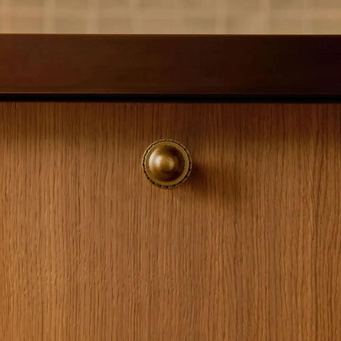 Dope Antique Brass Cabinet Knobs With Flowcrest Backplate Classic Dome Pulls With Beaded Edge Vintage Inspired Kitchen Cabinet Hardware
