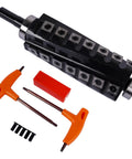 Badass Six Inch Spiral Cutter Head Replacement For Professional Jointer Work With Four Row Twenty Eight Carbide Inserts and tools.
