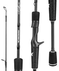 Crixus Casting Rod 7 Foot Two Piece Medium Heavy Fast Action Fishing Rod For Power And Sensitivity IM6 graphite handle and grip