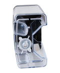 Water reservoir with lid for Ninja CM305 CM401 coffee maker; clear plastic, side view.