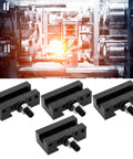 Rock Solid Quick Change Boring Tool Holder Set With Top Shelf High Carbon Steel Clamps, 4 clamps ready for CNC milling.