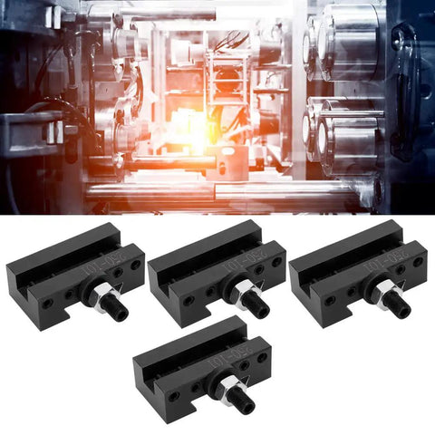 Rock Solid Quick Change Boring Tool Holder Set With Top Shelf High Carbon Steel Clamps, 4 clamps ready for CNC milling.