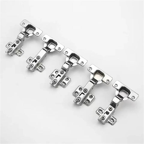 10 Piece 26mm Cup Cabinet Hinges Provide Silky Smooth Action On Thin Doors Via Hidden Hydraulic Soft Close Mechanisms.
