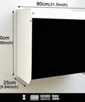 Tough As Nails Electric Vehicle Charger Cover All Weather Outdoor Wall Station Enclosure with dimensions 80cm x 70cm x 25cm.